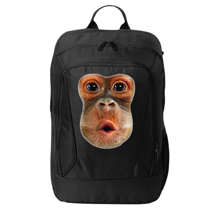 Monkey Face Breath Funny City Backpack