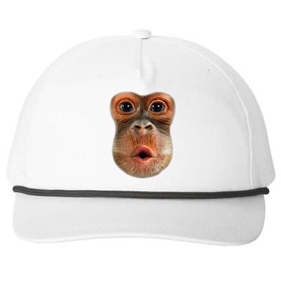 Monkey Face Breath Funny Snapback Five-Panel Rope Hat