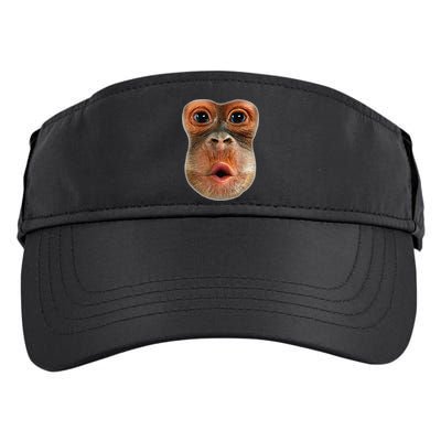 Monkey Face Breath Funny Adult Drive Performance Visor