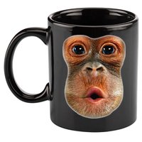 Monkey Face Breath Funny 11oz C Handle Ceramic Mug