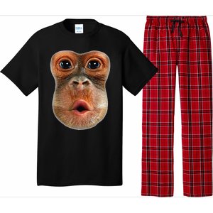 Monkey Face Breath Funny Pajama Set