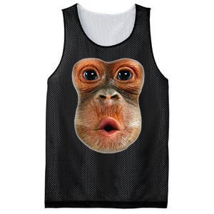 Monkey Face Breath Funny Mesh Reversible Basketball Jersey Tank