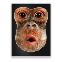 Monkey Face Breath Funny Poster