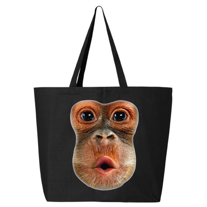 Monkey Face Breath Funny 25L Jumbo Tote