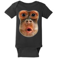Monkey Face Breath Funny Baby Bodysuit