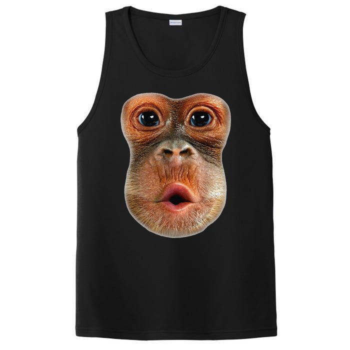 Monkey Face Breath Funny PosiCharge Competitor Tank