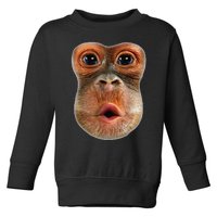 Monkey Face Breath Funny Toddler Sweatshirt