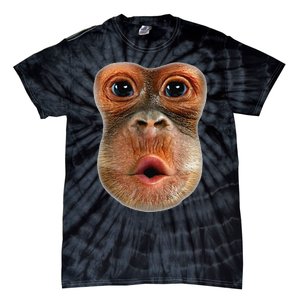 Monkey Face Breath Funny Tie-Dye T-Shirt