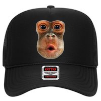 Monkey Face Breath Funny Trucker Hat