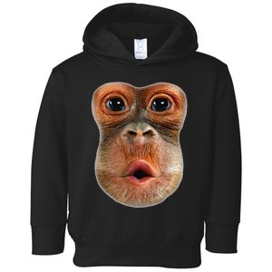 Monkey Face Breath Funny Toddler Hoodie