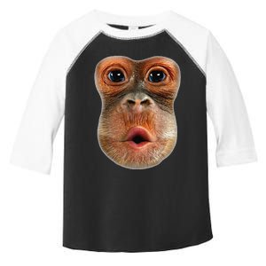 Monkey Face Breath Funny Toddler Fine Jersey T-Shirt