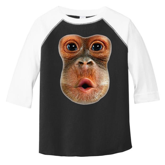 Monkey Face Breath Funny Toddler Fine Jersey T-Shirt