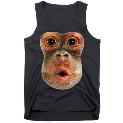 Monkey Face Breath Funny Tank Top
