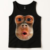 Monkey Face Breath Funny Tank Top