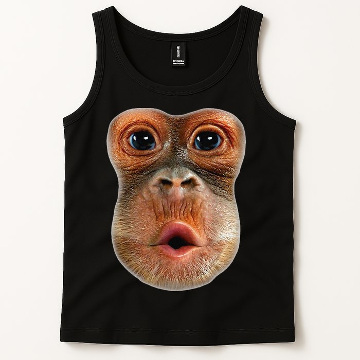 Monkey Face Breath Funny Tank Top
