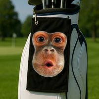 Monkey Face Breath Funny Golf Towel