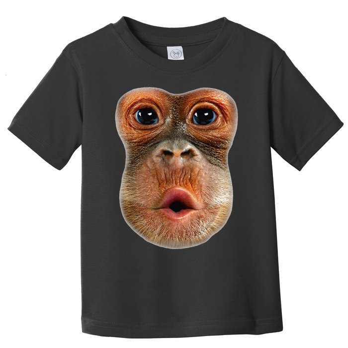 Monkey Face Breath Funny Toddler T-Shirt