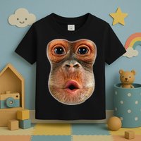 Monkey Face Breath Funny Toddler T-Shirt