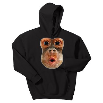 Monkey Face Breath Funny Kids Hoodie