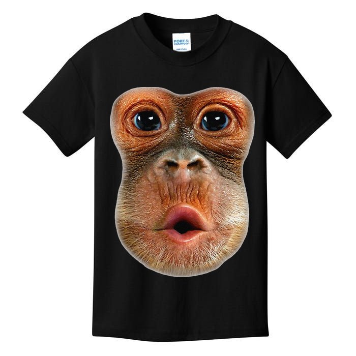 Monkey Face Breath Funny Kids T-Shirt