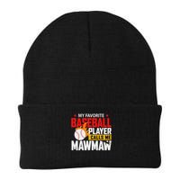 My Favorite Baseball Player Calls Me Mawmaw Presents Knit Cap Winter Beanie