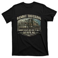 Men Funny Bandit Trucking 1977 Family Distressed T-Shirt