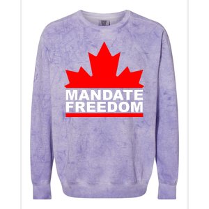 Mandate Freedom Candian Colorblast Crewneck Sweatshirt