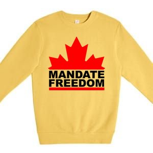 Mandate Freedom Candian Premium Crewneck Sweatshirt