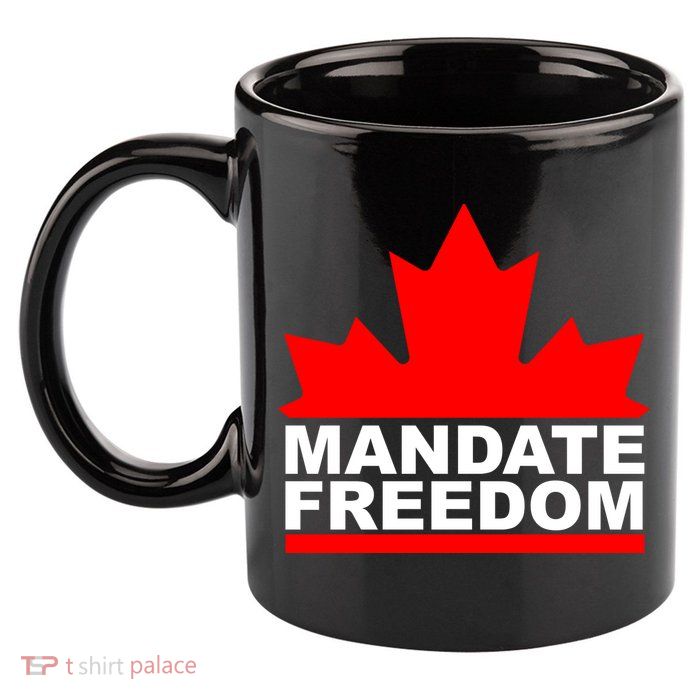 Mandate Freedom Candian 11oz C Handle Ceramic Mug