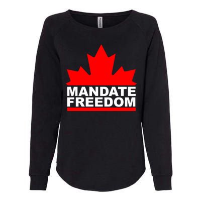 Mandate Freedom Candian Womens California Wash Sweatshirt