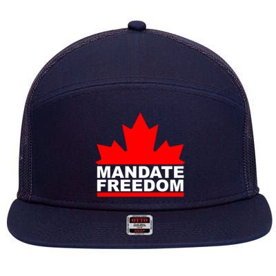 Mandate Freedom Candian 7 Panel Mesh Trucker Snapback Hat