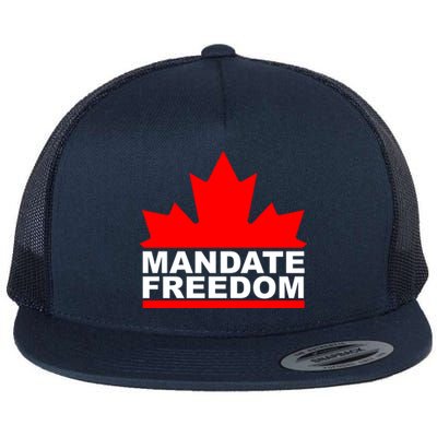 Mandate Freedom Candian Flat Bill Trucker Hat