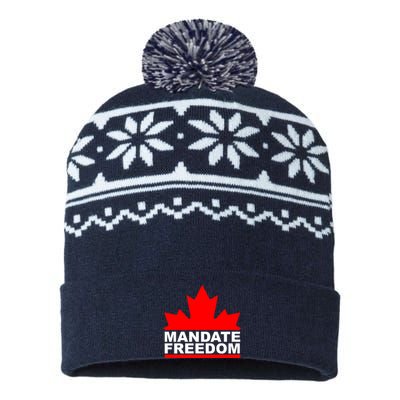 Mandate Freedom Candian USA-Made Snowflake Beanie