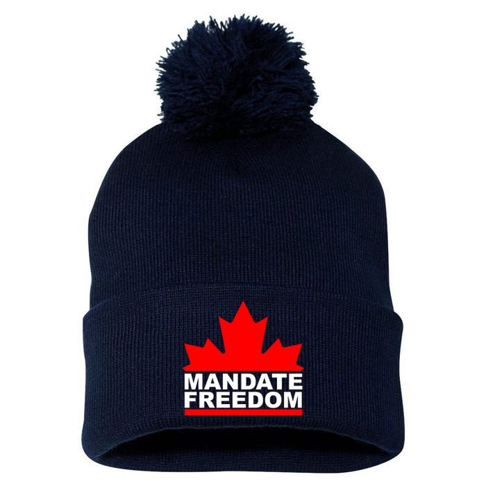 Mandate Freedom Candian Pom Pom 12in Knit Beanie