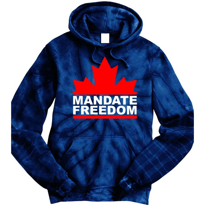 Mandate Freedom Candian Tie Dye Hoodie