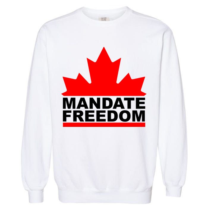 Mandate Freedom Candian Garment-Dyed Sweatshirt