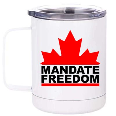 Mandate Freedom Candian 12 oz Stainless Steel Tumbler Cup