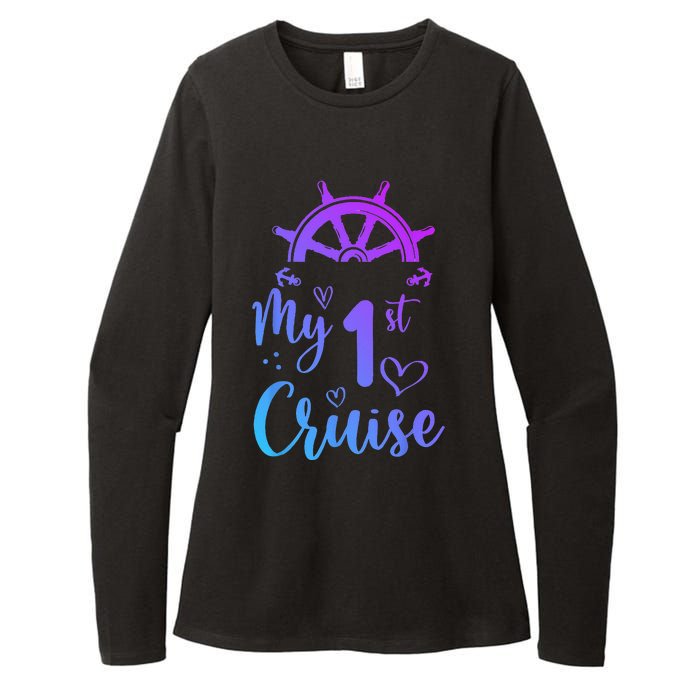 My First Cruise Men Women And Funny Cruise Womens CVC Long Sleeve Shirt