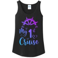 My First Cruise Men Women And Funny Cruise Ladies Essential Tank