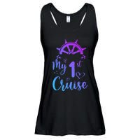 My First Cruise Men Women And Funny Cruise Ladies Essential Flowy Tank