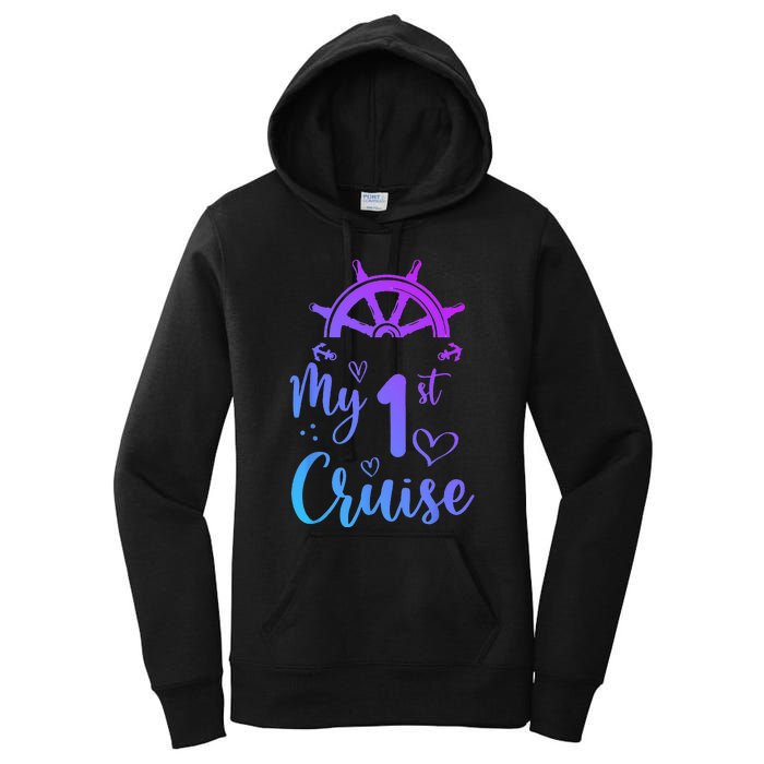 My First Cruise Men Women And Funny Cruise Women's Pullover Hoodie