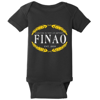 Motivation Finao Clothing Failure Is Not An Option Baby Bodysuit