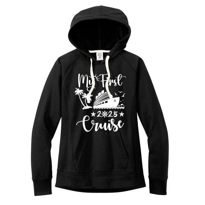 My First Cruise 2025 Family Vacation Cruise Ship Travel Women's Fleece Hoodie