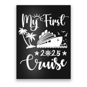 My First Cruise 2025 Family Vacation Cruise Ship Travel Poster