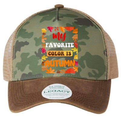 My Favorite Color Is Autumn Legacy Tie Dye Trucker Hat