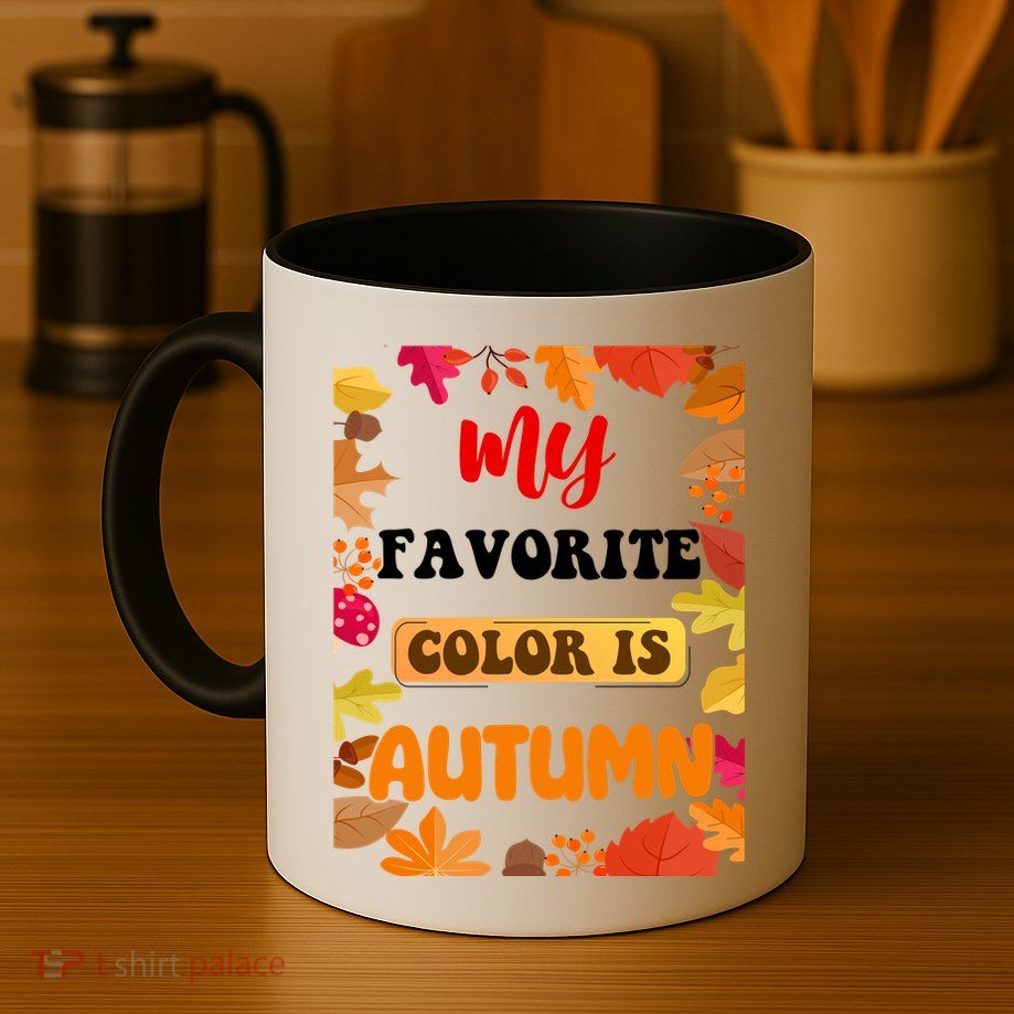 My Favorite Color Is Autumn Mug