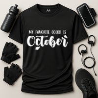 My Favorite Color Is October Cooling Performance Crew T-Shirt
