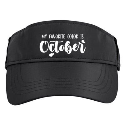 My Favorite Color Is October Adult Drive Performance Visor