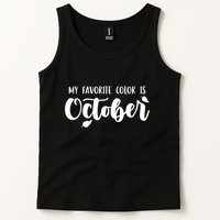 My Favorite Color Is October Tank Top