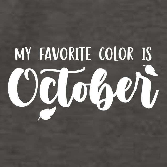My Favorite Color Is October Vector Backpack